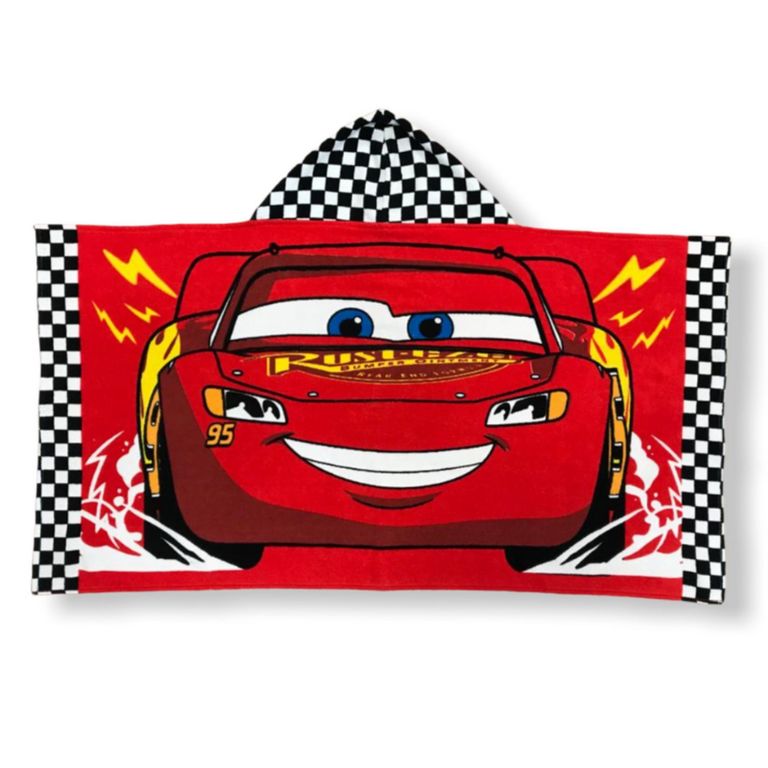 Toalla Con Capucha Cars 60X120 Cms