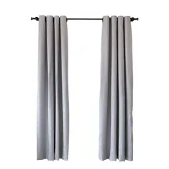 JUST HOME COLLECTION - Set de 2 Cortinas Bilbao Báltica 150x218 cm Gris