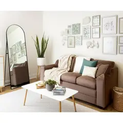 JUST HOME COLLECTION - Espejo Praga Platina 1" 60x160 Cm Negro