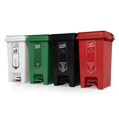 ENERGY PLUS - Punto Ecológico 20L Autoenganche 4 Canecas Con Pedal