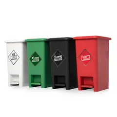 ENERGY PLUS - Punto Ecológico de 12lts Con 4 Canecas Con Pedal