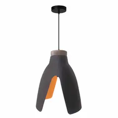 SPECTRUM - Lámpara Busem 1L E27 Negra