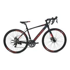 ROADMASTER - Bicicleta Fire R700 L Negro Rojo