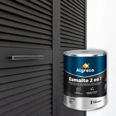 ALGRECO - Esmalte Para Exterior 2 En 1 Brillante Caoba 1 Galón