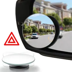 GENERICO - Espejo Retrovisor Adhesivo para Punto Ciego 360 Ajustable