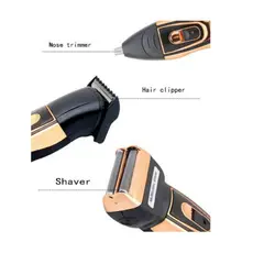 GEEMY - Máquina Afeitadora 3 En 1 Nariz Y Oídos Gm-595