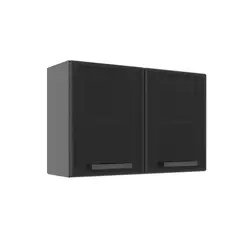 BERTOLINI - Gabinete Superior De Cocina 80Cm En Acero 2 Puertas Gris