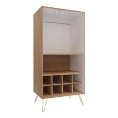 JUST HOME COLLECTION - Mueble Bar Sabba 125.4x60x40 cm Miel
