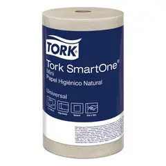 TORK - Papel Higiénico Smart One Mini 2 Rollos x 100 Metros Doble Hoja