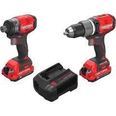 CRAFTSMAN - Taladro Inalámbrico y Destornillador de Impacto