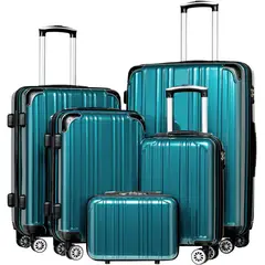 LEVEL8 - Equipaje Expandible 3 Piezas Verde