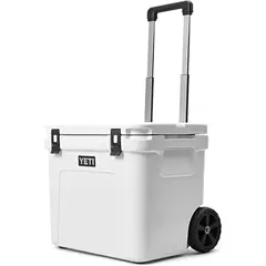 YETI - Hielera Roadie 60 con Ruedas Portátil y Mango Retráctil 57L Blanco