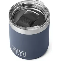 YETI - Vaso Rambler Lowball 10oz Apilable con Aislamiento al Vacío y Tapa MagSlider Azul