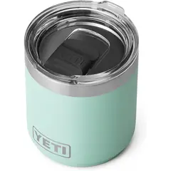YETI - Vaso Rambler Lowball 10oz Apilable con Aislamiento al Vacío y Tapa MagSlider Verde Aguamarina