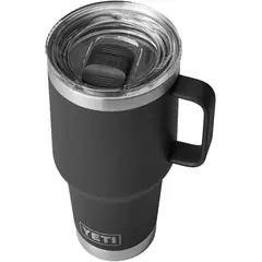 YETI - Vaso de Viaje Rambler 30oz con Tapa Stronghold Aislado al Vacío Negro