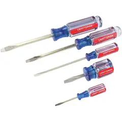 CRAFTSMAN - Juego de Destornilladores Planos 5 Piezas Ref CMHT65032