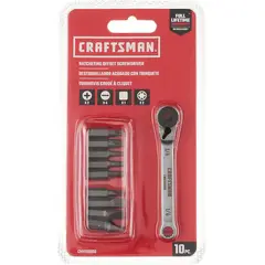 CRAFTSMAN - Juego de Destornilladores Trinquete Multibroca CMHT68008