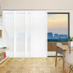 REGGIA - Cortina Panel Japones Screen 180x220cm Blanco