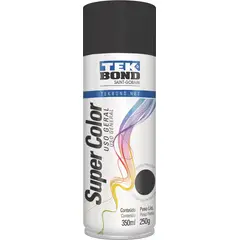 TEKBOND - Pintura Aerosol Uso General Negro Mate 350 Ml X 2 Unidades