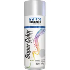 TEKBOND - Pintura Aerosol Plata Metalizado 350 ml x 2 Unidades