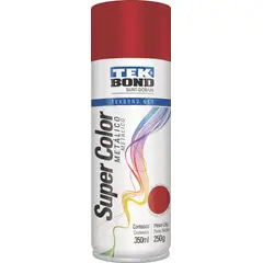 TEKBOND - Pintura Aerosol Rojo Metalizado 350 ml x 2 Unidades
