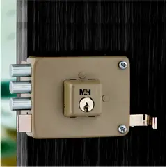 M&H SECURITY LOCKS - Cerradura De Sobreponer 8750 Izquierda
