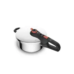 TEFAL - Olla A Presión 3 Litros Acero Inoxidable Secure Trendy