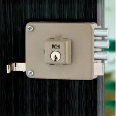 M&H SECURITY LOCKS - Cerradura De Sobreponer 8750 Derecha