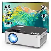 52 BITS - Proyector Wifi 5g Con Bluetooth 5.1 Proyector 9000 Lúmenes