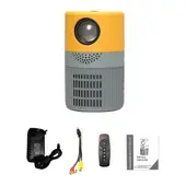 52 BITS - Mini Proyector Led Portátil Hdmi 1080p Multimedia Y500 800 Lumens