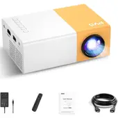 52 BITS - Mini Proyector Led Video Beam 600 Lumens Hdmi Usb Av Yg300