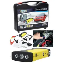 52 BITS - Compresor Cargador de Bateria Auto Con Inflador de Ruedas St-26343