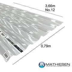 MATHIESEN - Teja 3.66X0.79 M 0.9 Mm Complem Arquitec Au:2.6 M2
