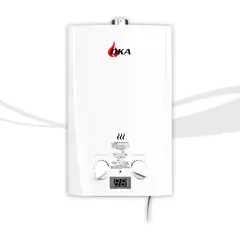 OKA - Calentador de Paso 10 Litros Tiro Forzado Gas Natural