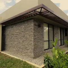 PORTTA - Pared Concreto Sierra Gris Caja Por 0.25m2
