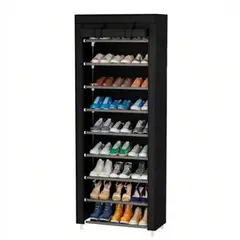 52 BITS - Organizador de Zapatos 9 Niveles Negro