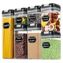 52 BITS - Set Organizador de Granos para Cocina 7 Piezas