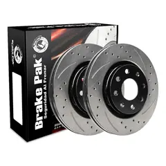 GENERICO - Discos de Freno Marca Brake Pak para Chevrolet Aveo