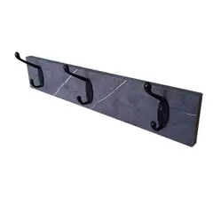 HOME COLLECTION - Perchero 3g Onix 40x8 cm