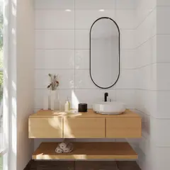 EUROCERAMICA - Pared Cerámica Alpina Blanco 31x60cm Caja 1.68 m2