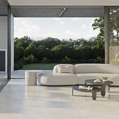 PORCELANITE - Piso Cerámico Vermont White 60x60cm Caja 2.16 m2