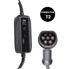HACEB - Cargador Auto Portatil Electrico Europeo (T2)