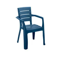 RIMAX - Silla Plástica Con Brazos Baru Mocca