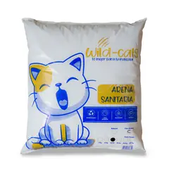 WILD CAST - Arena Sanitaria para Gatos Wild Cats 10 kg Aroma a Chicle