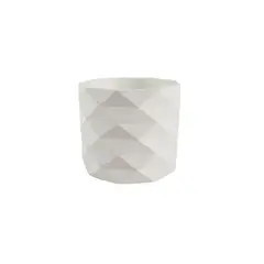 DE CONCRETO - Matera Lira de Cemento 6x6.5 cm Blanco