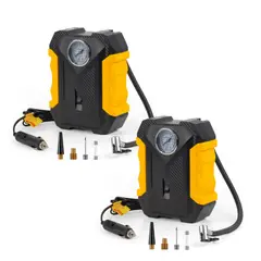 ENERGY PLUS - 2 Compresores de Aire Portátil Carro Moto Bicicletas