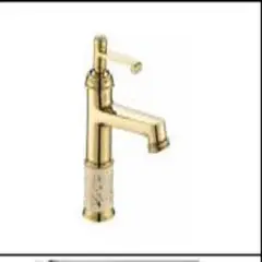 STYLOS EN BRONCE - Monocontrol Lavamanos Bajo Egipto Oro Consumo 8.3 l/min