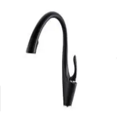 STYLOS EN BRONCE - Grifería Monocontrol Lavaplatos Cisne Industrial Extraible Negro Consumo 8.3 l/min