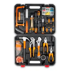 ENERGY PLUS - Juego de Herramientas 77 Piezas Completo para el Hogar en Estuche