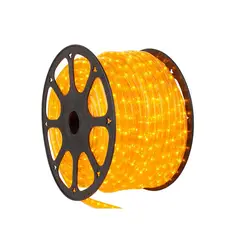 LIENXO - Manguera Decorativa 100 metros Luz de Navidad Amarilla 220 Voltios IP 65